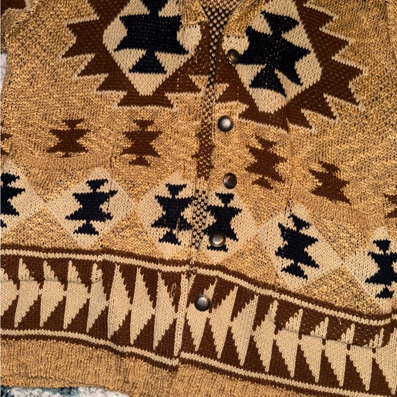 Cotton & rye cardigan sweater - Picture 2 of 5